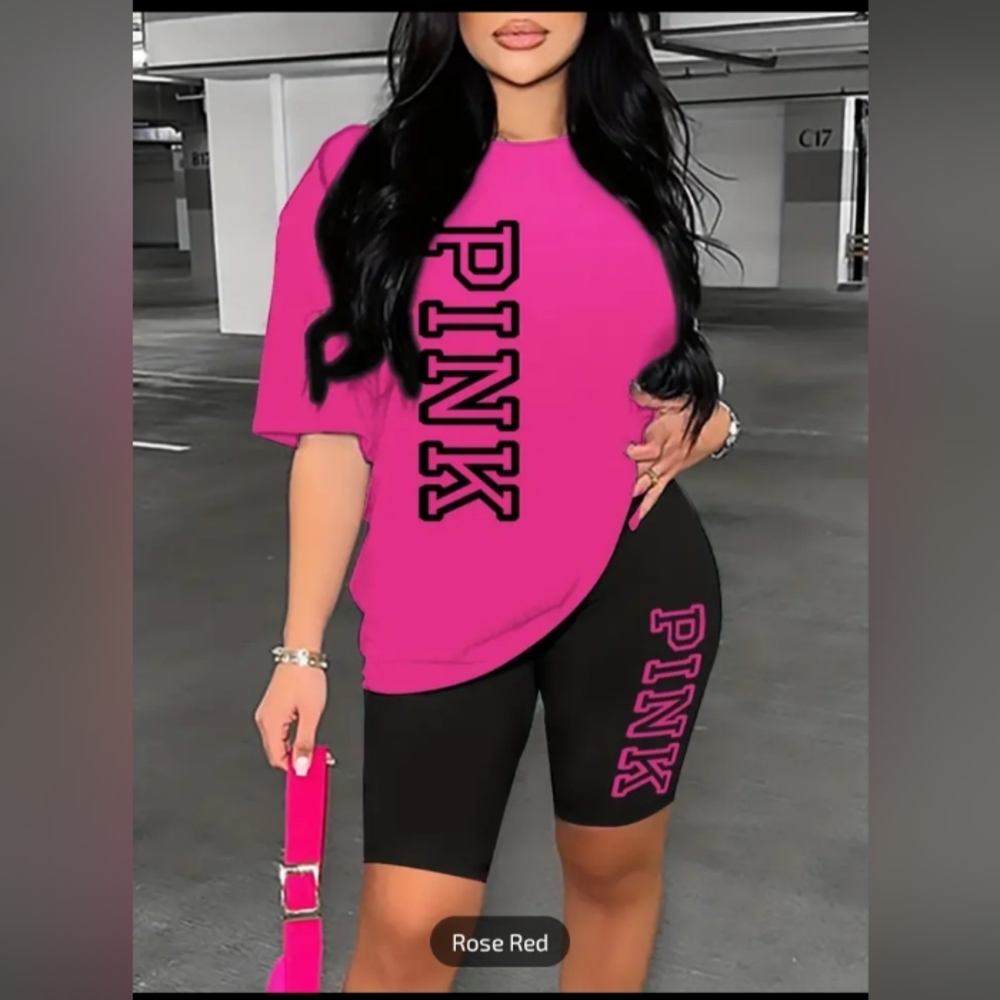 Two piece set pink